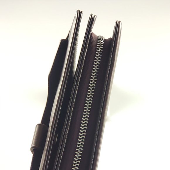 ✨✨BRAND NEW Mens Casual Thin Long Wallet Cash Clip with Zipper Bag - Picture 8 of 10